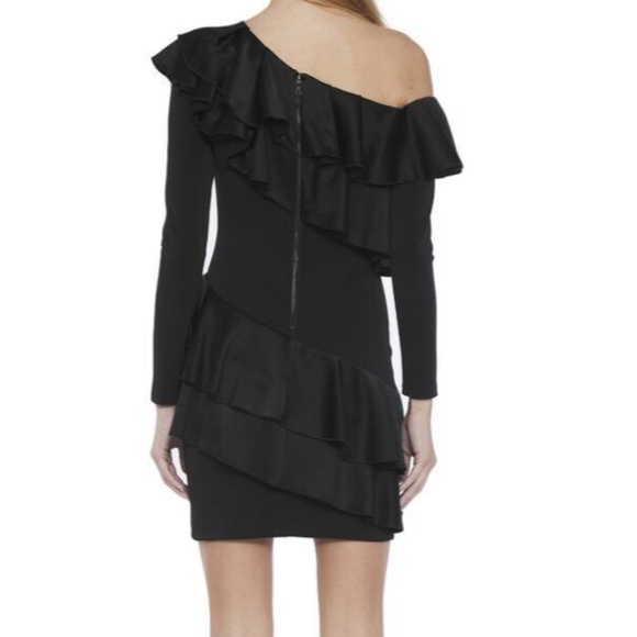 Alice + Olivia Izzy One Shoulder Ruffle Dress - Picture 3 of 3